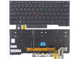 Tipkovnica za prenosnik Lenovo ThinkPad  E480 E485 E490 E495 L380 L390 L480 R480 T480S L490 T490 T495 / 01YP280 / Standard US / SLO nalepke